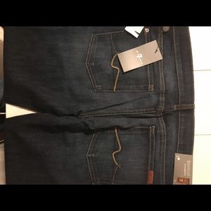 Brand New-Classic seven bootcut jean.